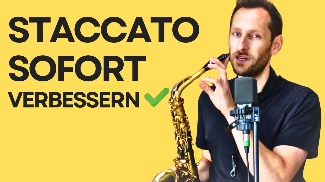 Dein perfektes STACCATO am Saxophon (Fortgeschrittene, Video 1/3)