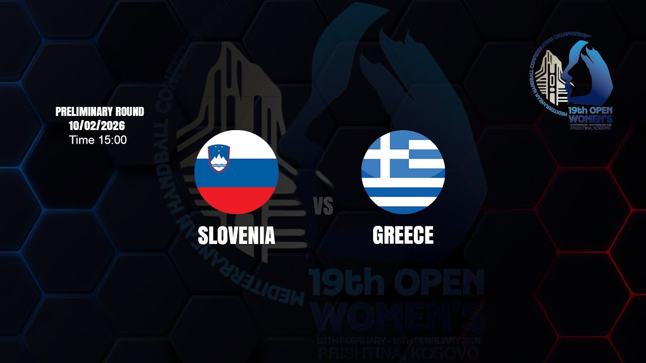 SLOVENIA vs GREECE - MHC WOMEN’S CHAMPIONSHIP 'PRELIMINARY ROUND'