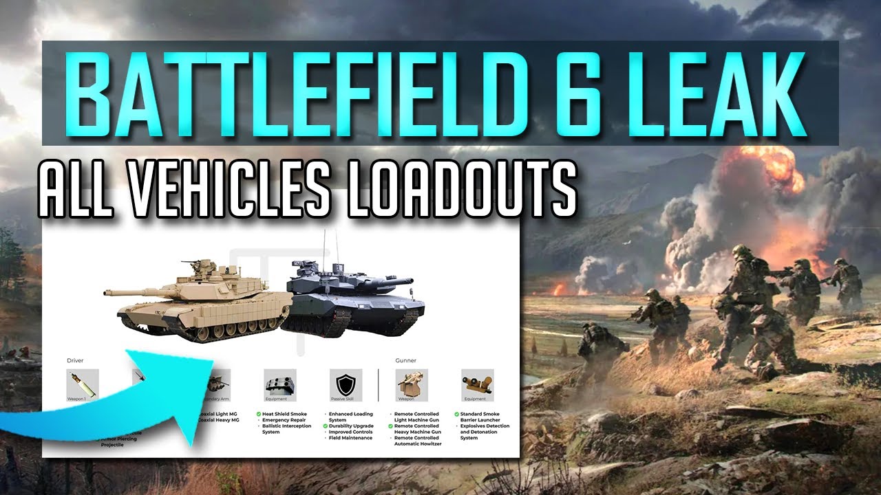 New Battlefield 6 Leaks Reveal ALL Vehicle Customizations