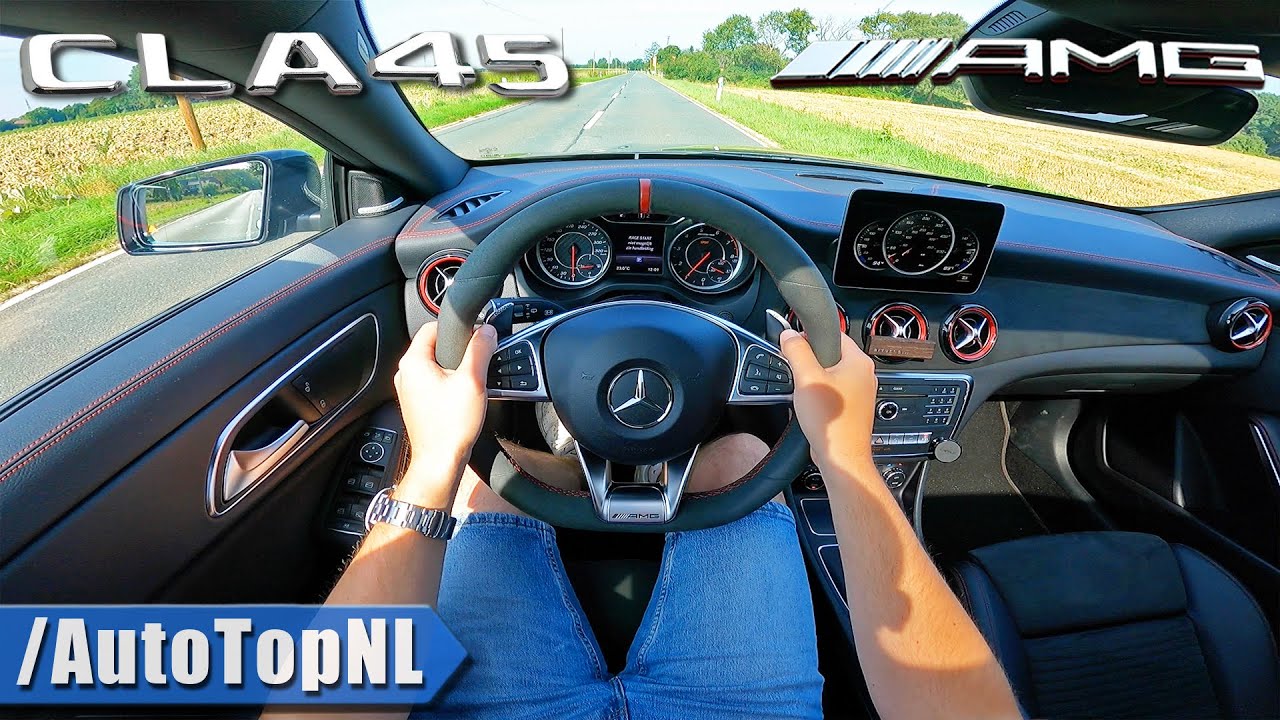 Mercedes CLA 45 AMG Shooting brake POV Test Drive by AutoTopNL