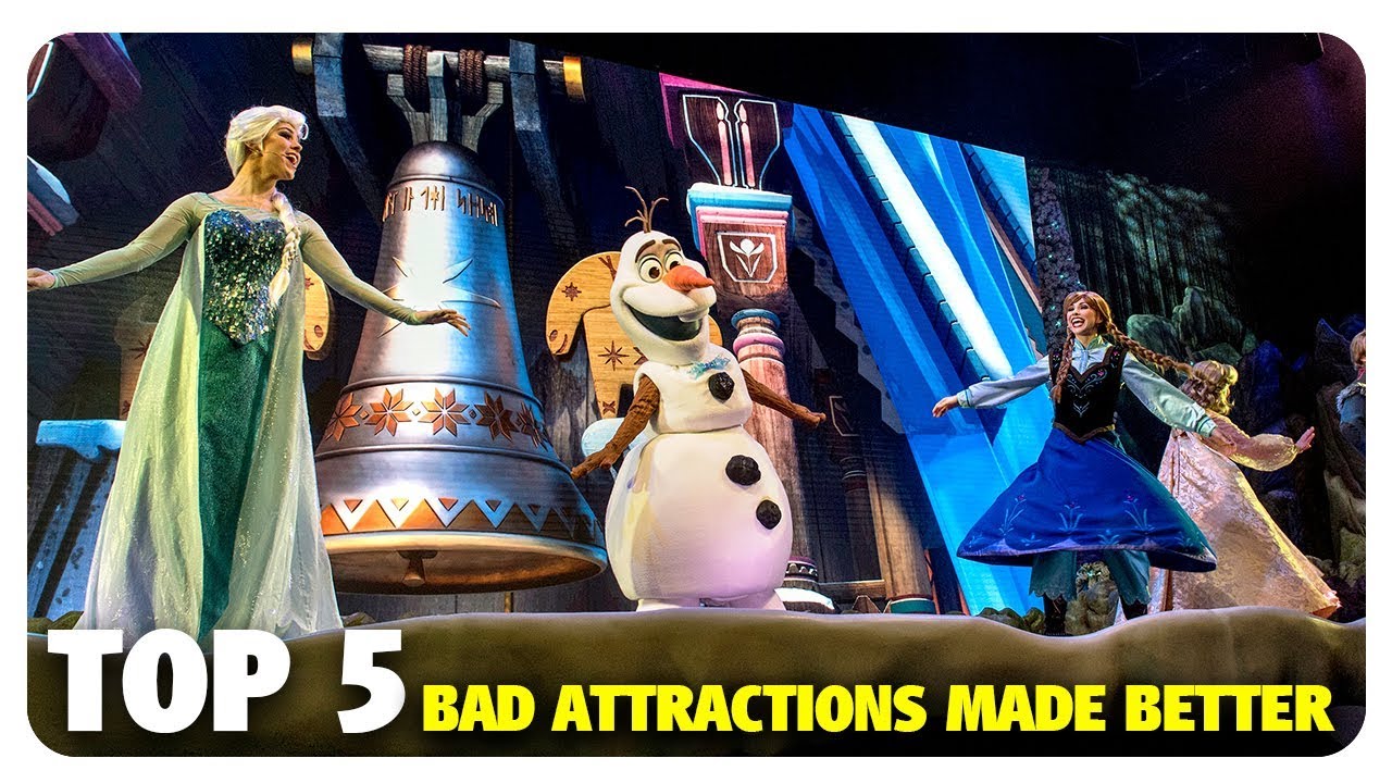 TOP 5 Bad Disney Attractions Made Better | Best and Worst | 02/21/18