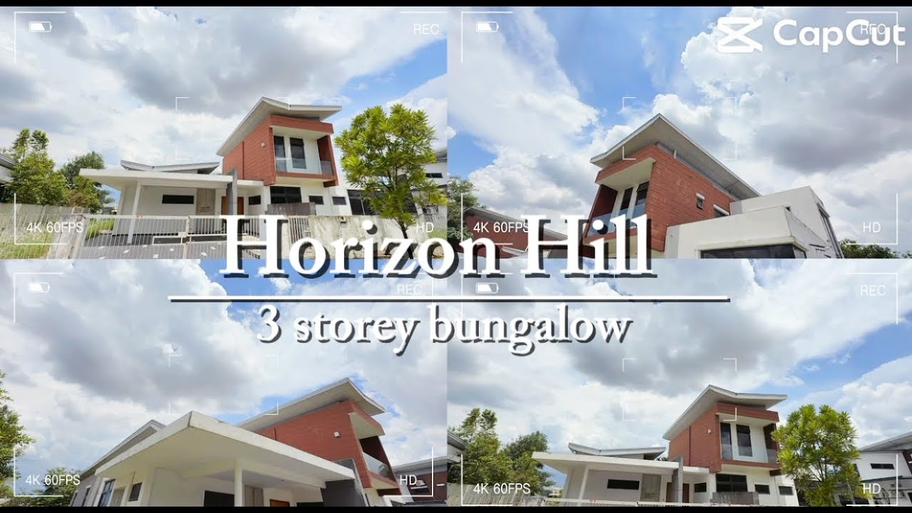 Horizon Hill Iskandar Puteri 🎄Three  Storey Bungalow Unblock view behind❤️RM5.2M nego🎄079 Suenn Low