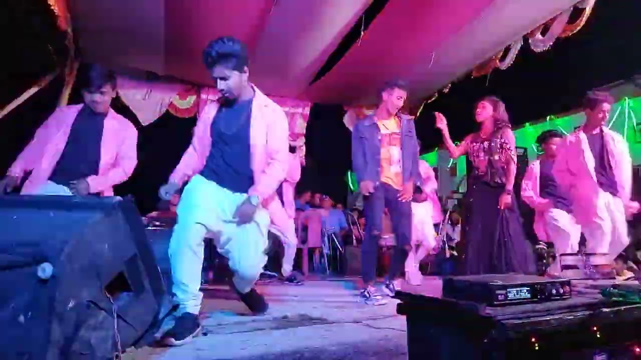 Hai re amar chandra mukhi re stage program Raj padma Deewana dance group cro astik