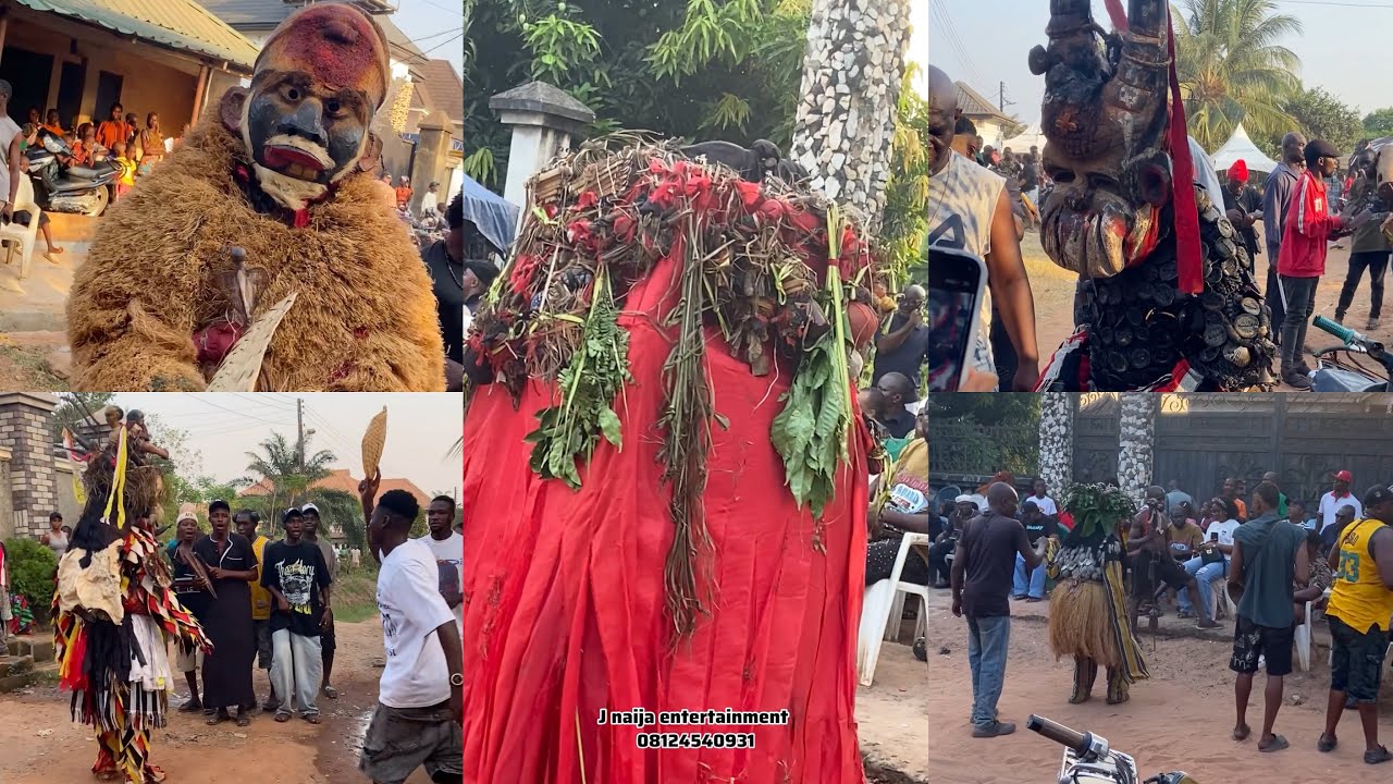 BIGGEST MASQUERADE FESTIVAL IN NNEWI ICHI HOW MANY OF THEM DID YOU KNOW 