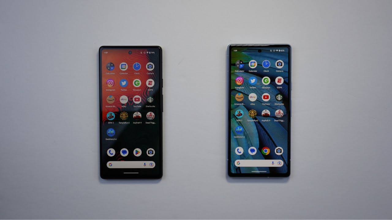 Google Pixel 7a vs Google Pixel 6a Speed Test