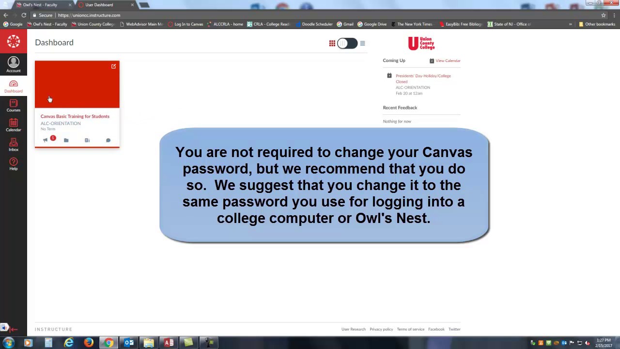 How to Change Your Canvas Password