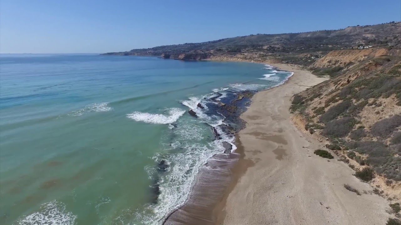 Drone Scenic Aerial View - Rancho Palos Verdes Beach, CA - DJI Phantom 3 Advanced