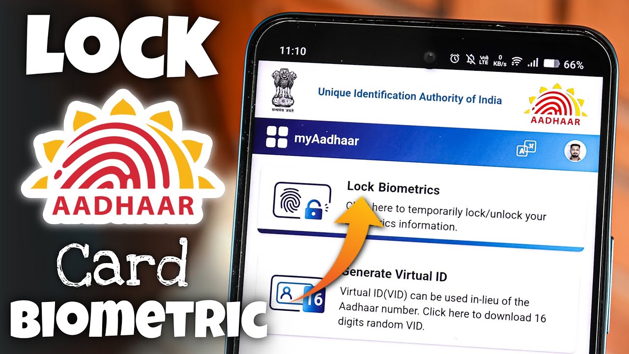 How to Lock Your Aadhaar Card Biometric