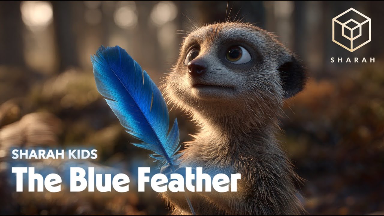 The Blue Feather | Sharah Kids | A Kids Moral Story About Curiosity & Thinking First