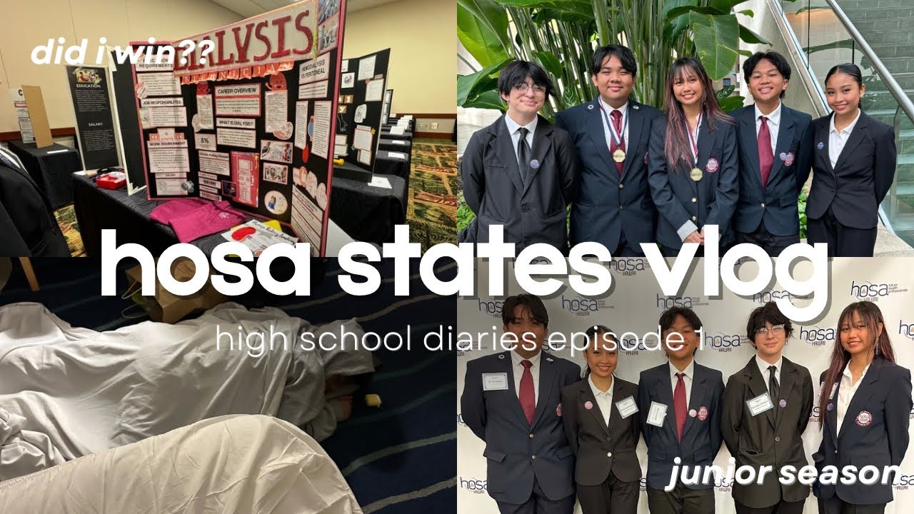 did we win?! | HOSA SLC Vlog - High School Diaries #1