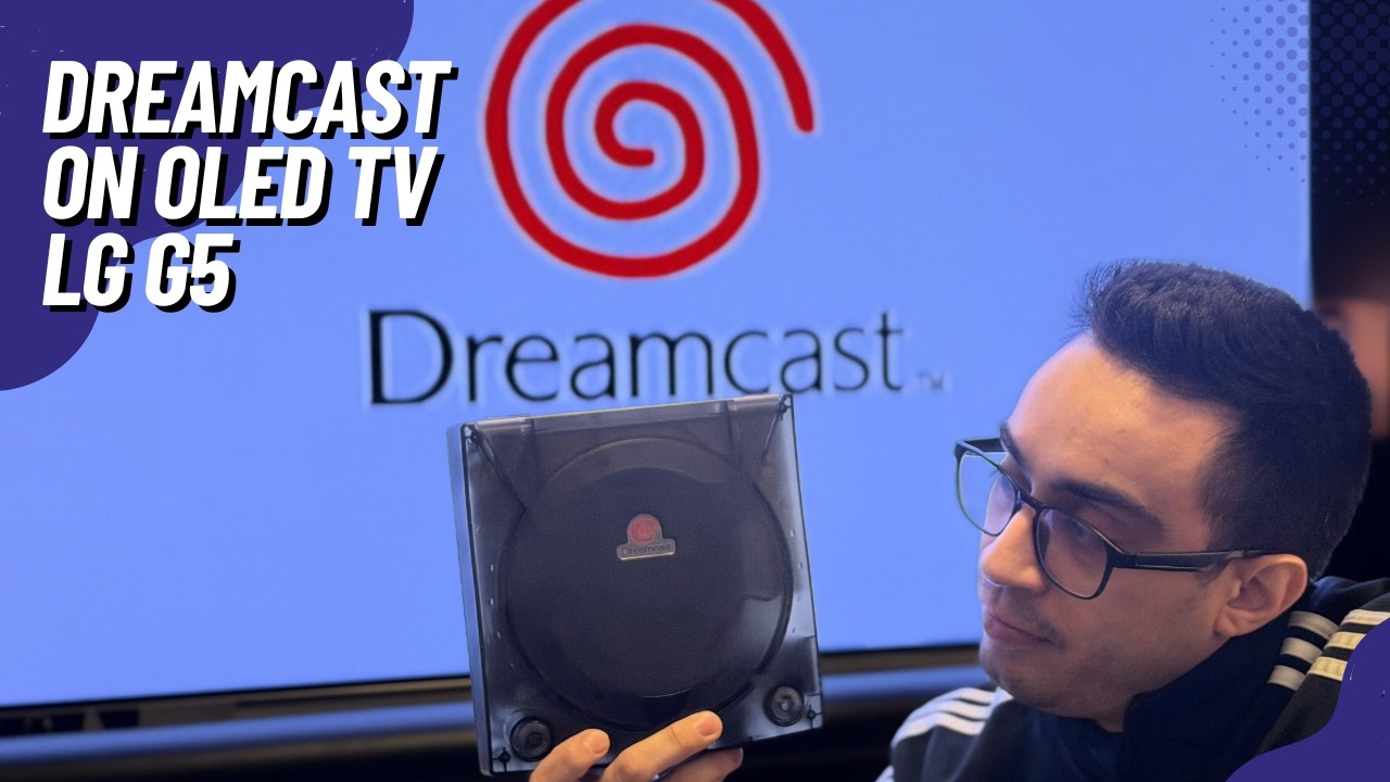 Dreamcast на OLED-телевизоре и HDMI-адаптере