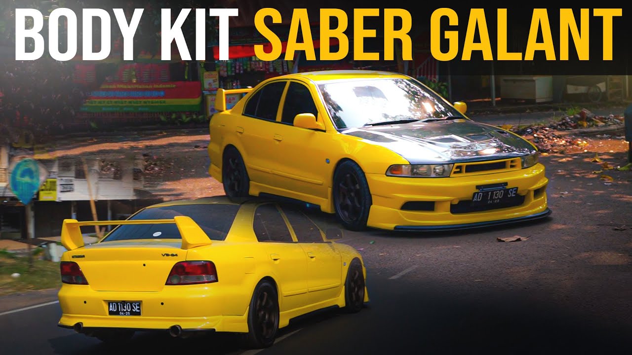 MODIFIKASI MITSUBISHI GALANT BODY KIT SABER by Earth Autoconcept | Full Review 2024