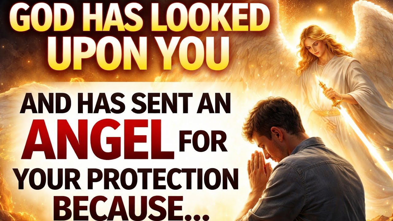 GOD HAS LOOKED UPON YOU AND HAS SENT AN ANGEL FOR YOU PROTECTION BECAUSE...