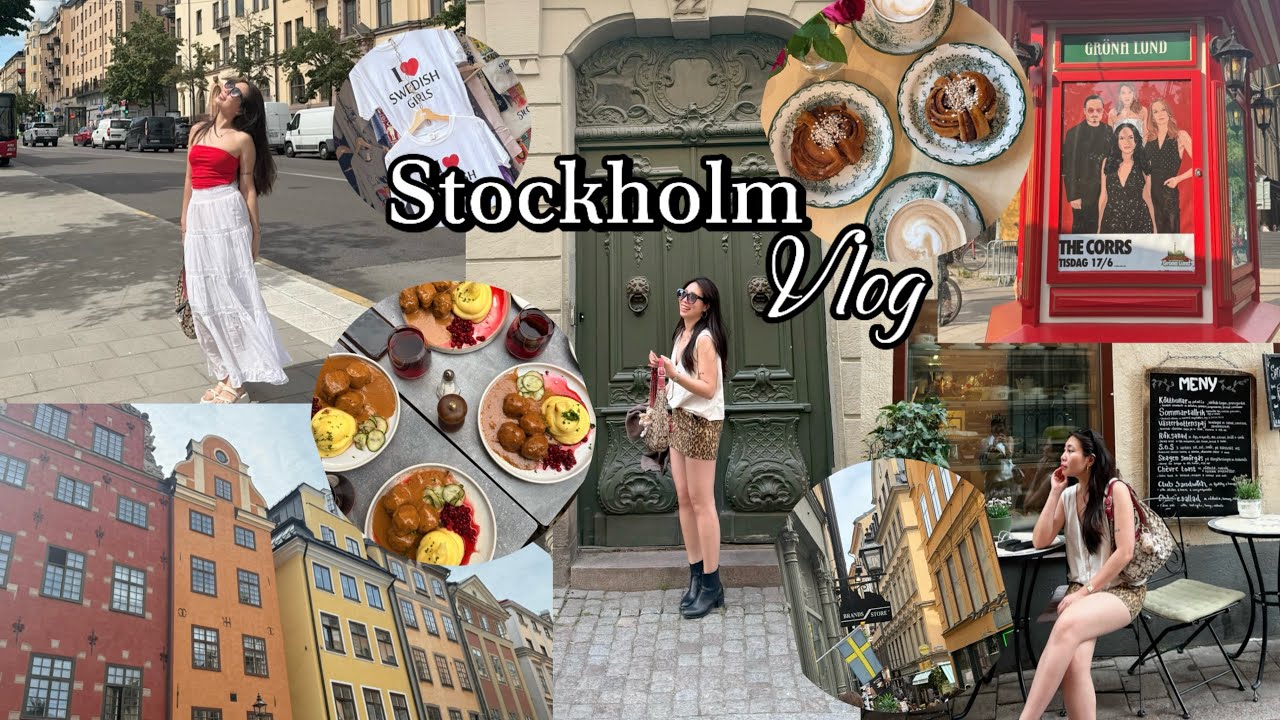 Stockholm, Sweden Vlog 🇸🇪 | Swedish meatballs, Gamla Stan, The Corrs Concert & Shopping