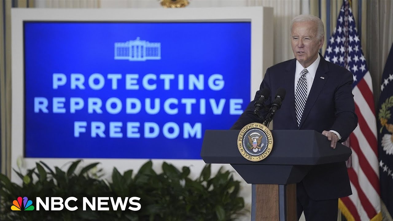 Biden discusses abortion rights on anniversary of Roe v. Wade decision