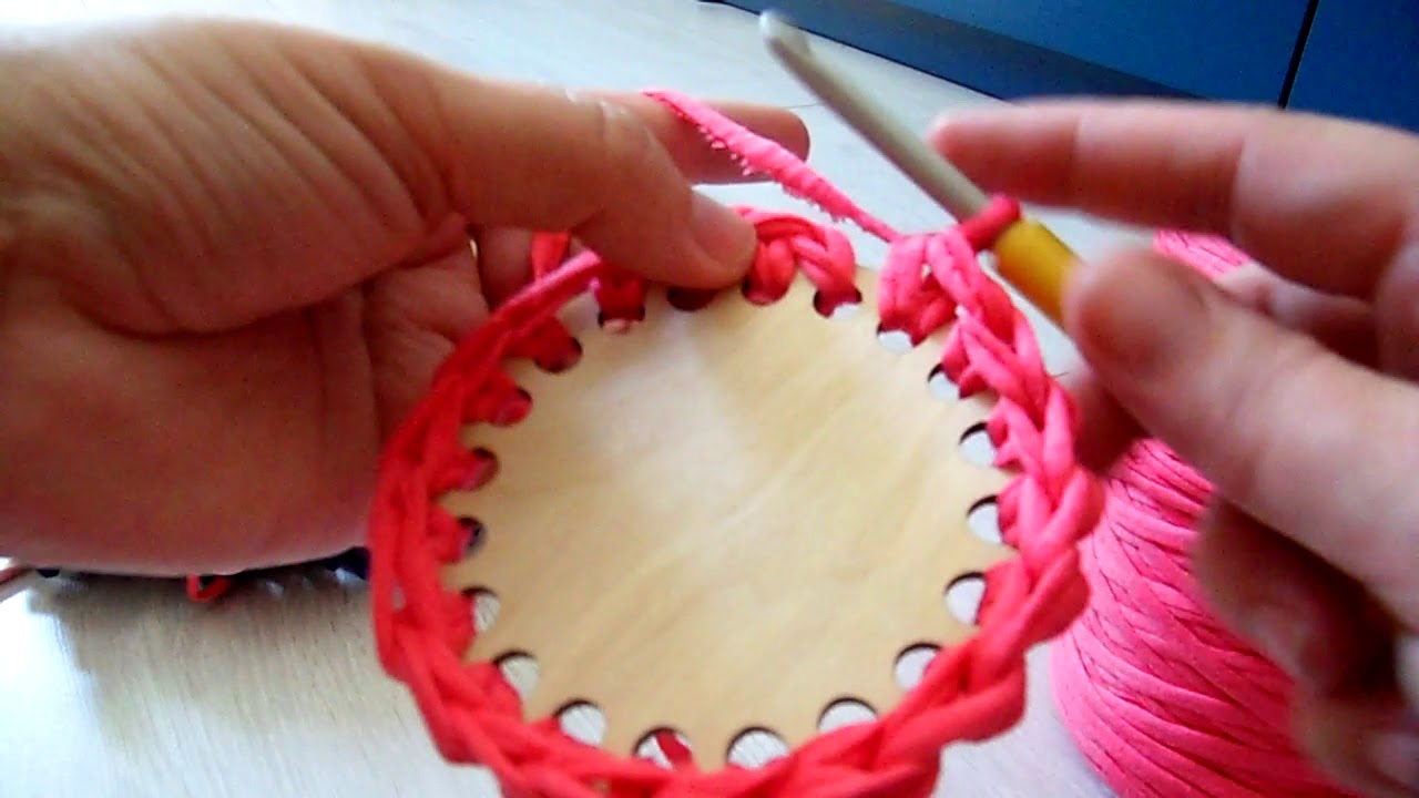 Pólófonalazz velünk! - Wood Stitch horgolható fa alap elkezdése