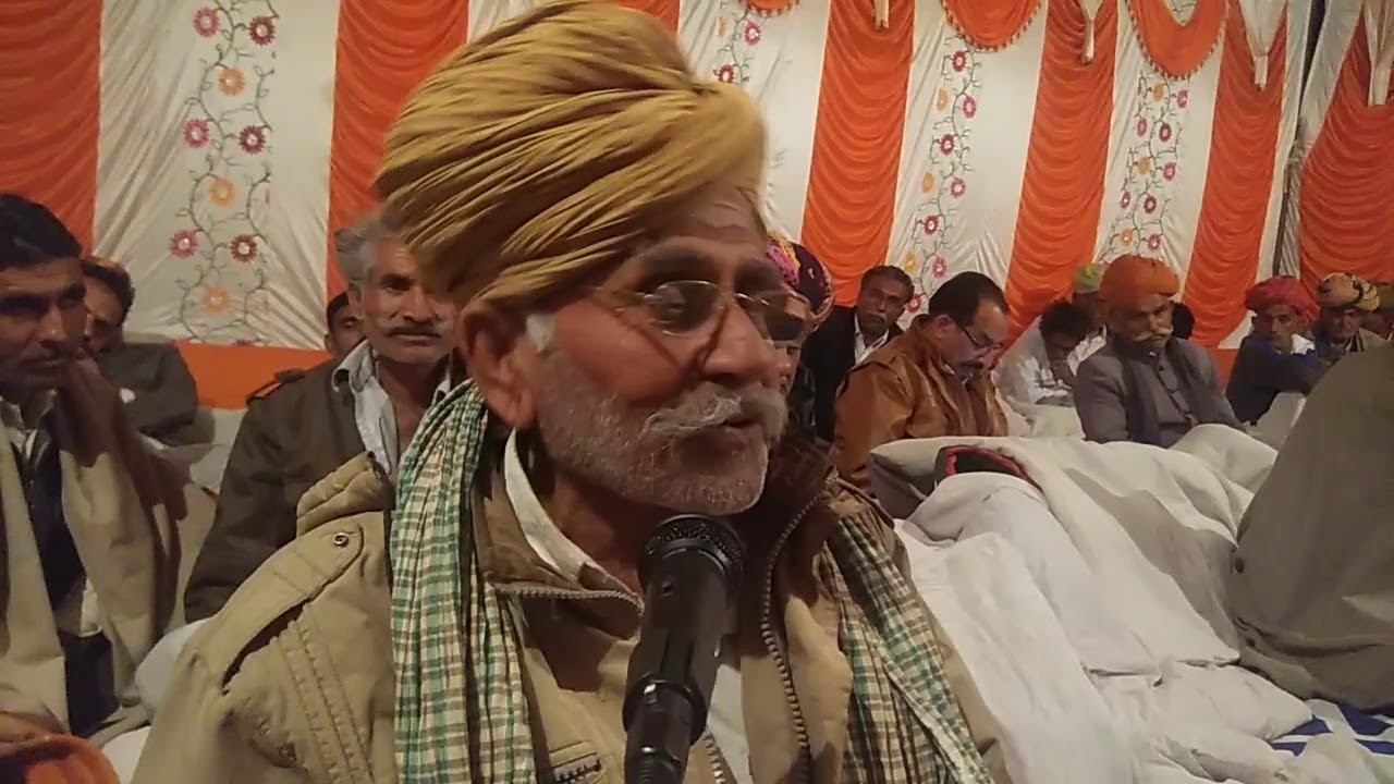महाकवि मेहाजी वीठू झणकली ने वीर पाबूजी को छंद सुनाए-कविराज अंबादान जी सुमलियाई जैसलमेर #डिंगलरसावल
