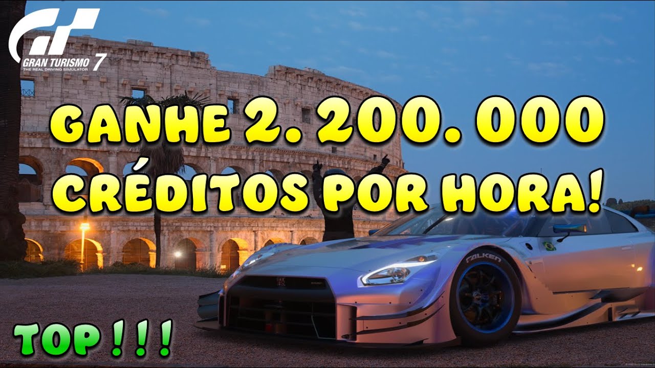 Como ganhar 2.200.000 créditos por hora (fácil) - Gran Turismo 7