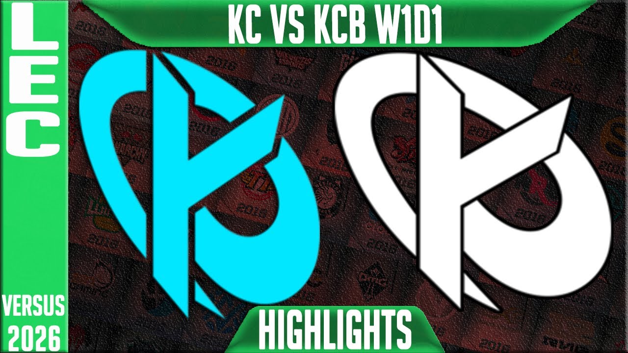 KC vs KCB Highlights | LEC W1D1 2026 Versus | Karmine Corp vs Karmine Corp Blue