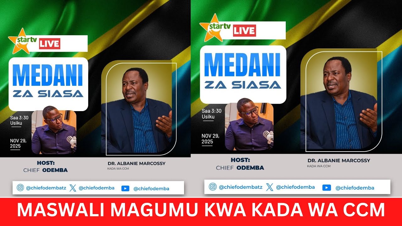 #LIVE: KADA WA CCM USO KWA USO ABANANISHWA 18 ZA ODEMBA