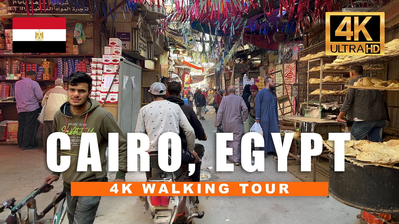 🇪🇬 CAIRO EGYPT WALKING TOUR - CAIRO RAMADAN CITY WALK | 4K HDR - 60fps
