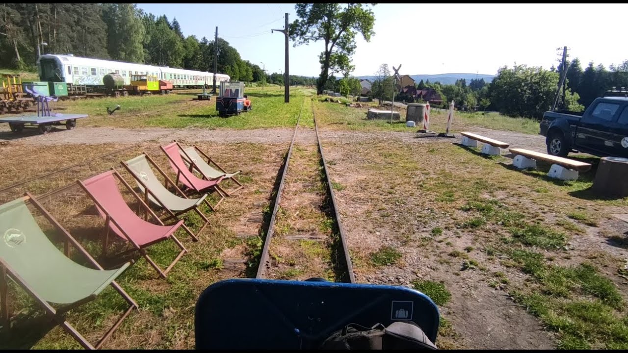 Drezyna Wąskotorowa Bieszczady ,,Skoszonym szlakiem do Smolnika cabview Nowy Łupków - Smolnik