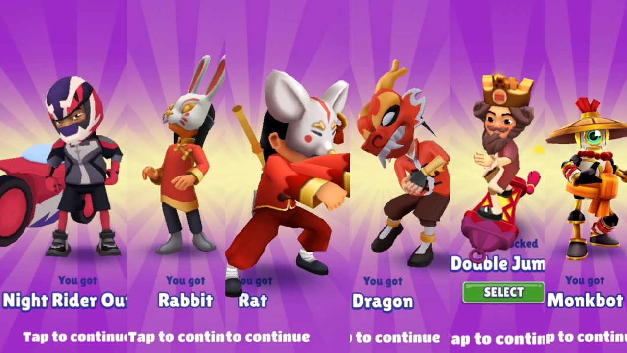 Subway Surfers 2025 : New Characters & New Hoverboards of Subway Surfers Year Of the Snake 🐍🏮🐉 2025