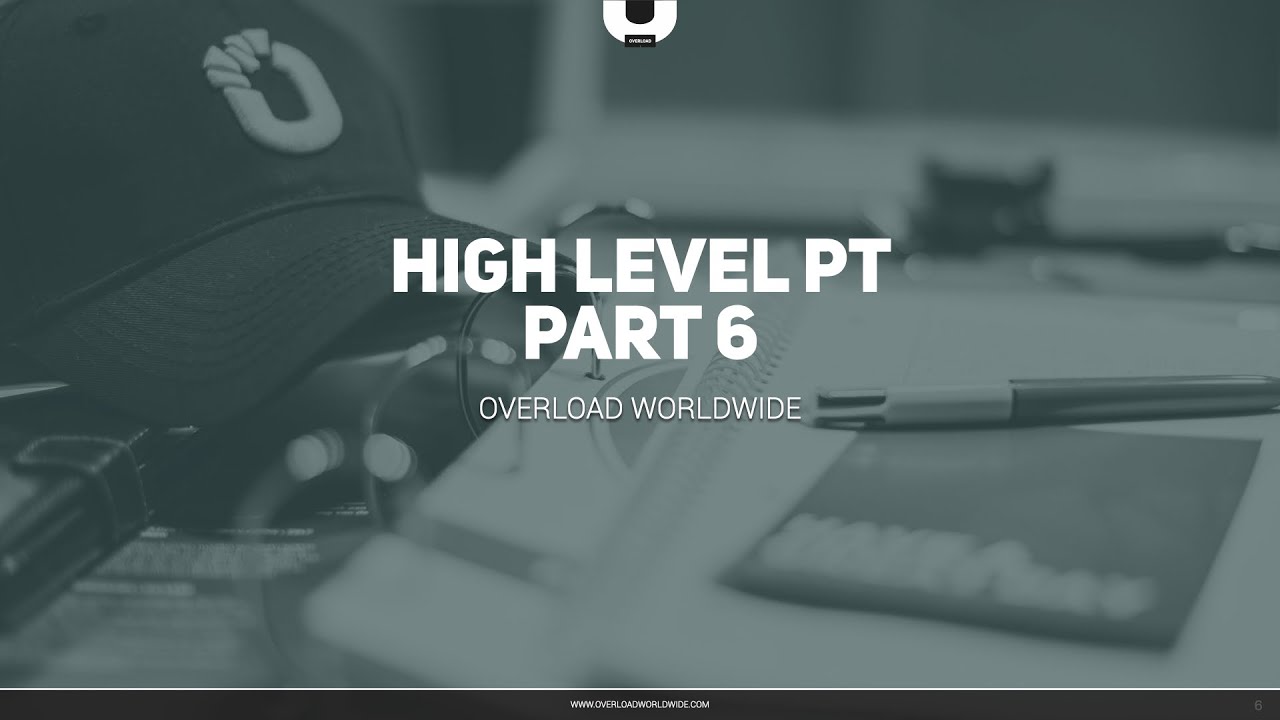 High Level PT Workshop Part 6 - &ldquo;How to THRIVE in the world of fitness&rdquo;