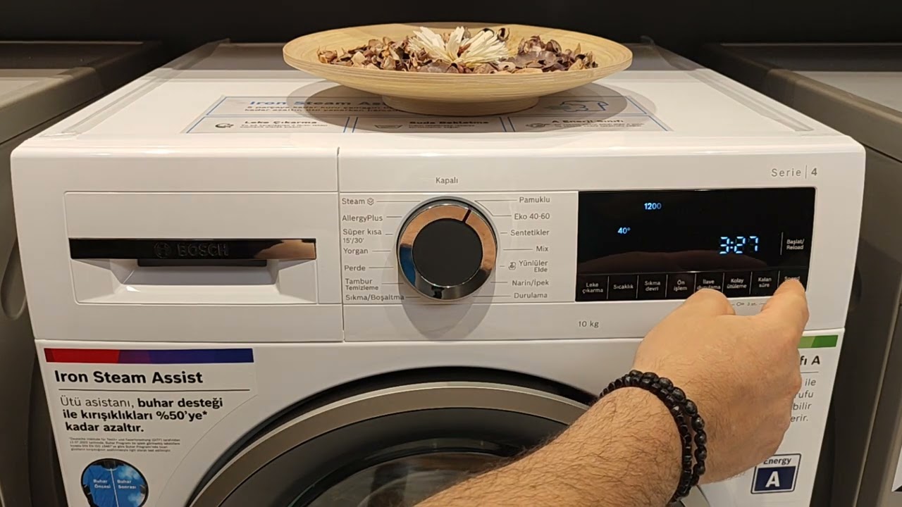 WGA252Z0TR Serie 4 Bosch Çamaşır Makinesi 10 kg 1200 dev./dak.