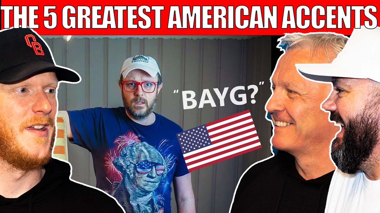 The 5 Greatest American Accents REACTION | OFFICE BLOKES REACT!!