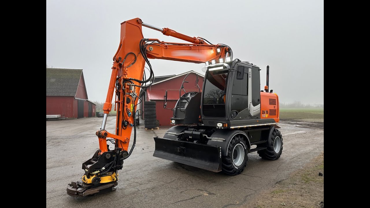 Köp - Hjulgrävare Hitachi ZX140W-3
