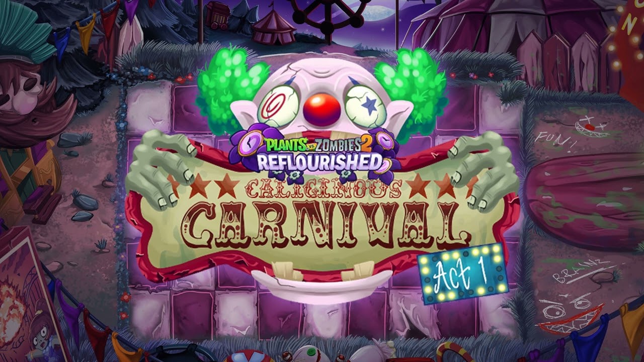 PvZ2 Reflourished OST: Caliginous Carnival Demonstration Mini-Game
