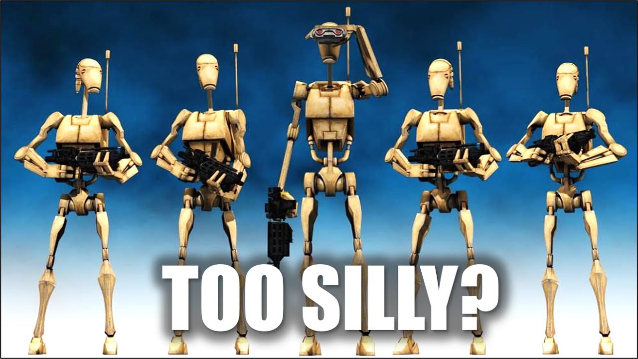 Why B1 Battle Droid Voices Changed