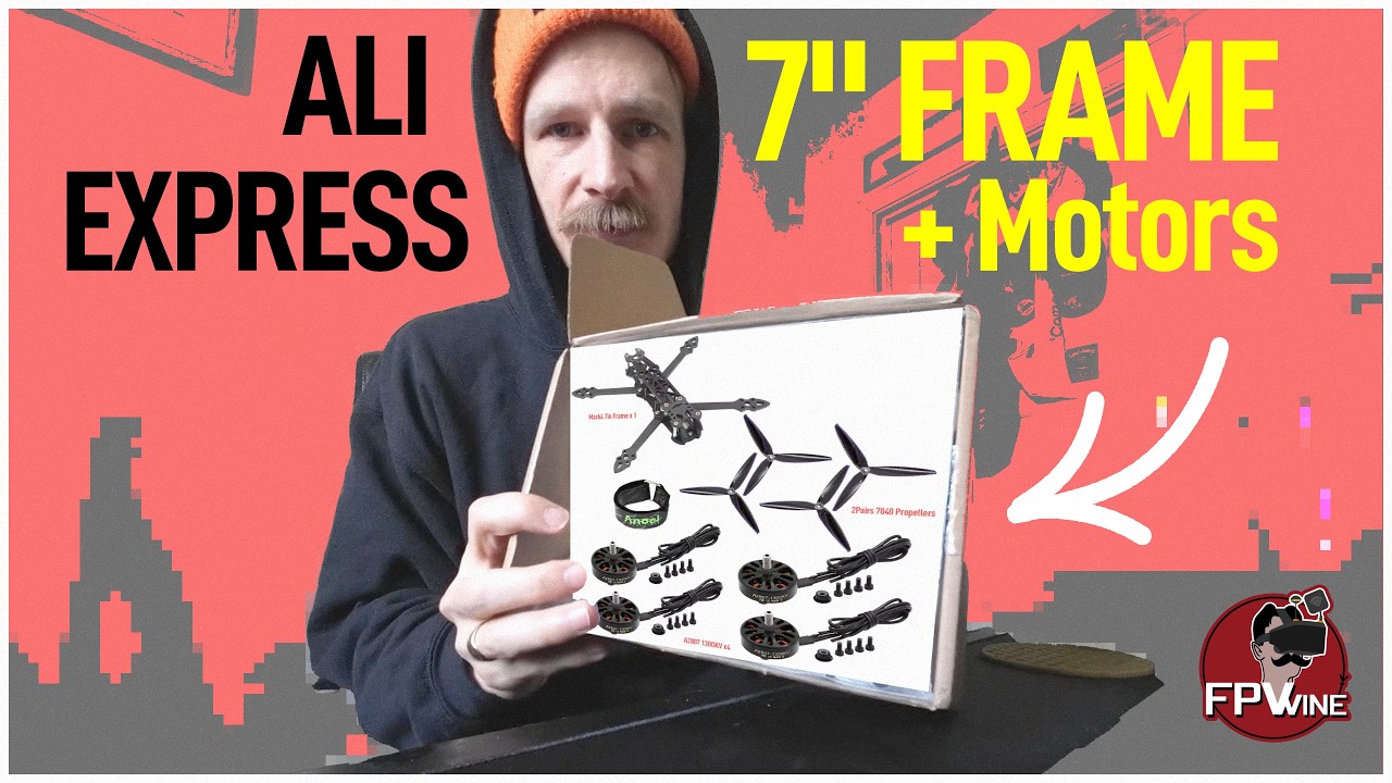 Ali Express 7-Inch Build: Frame + Motors. What could go wrong? PART 1
