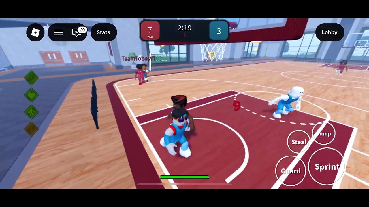 Playing rec center in basketball stars 3 intense match