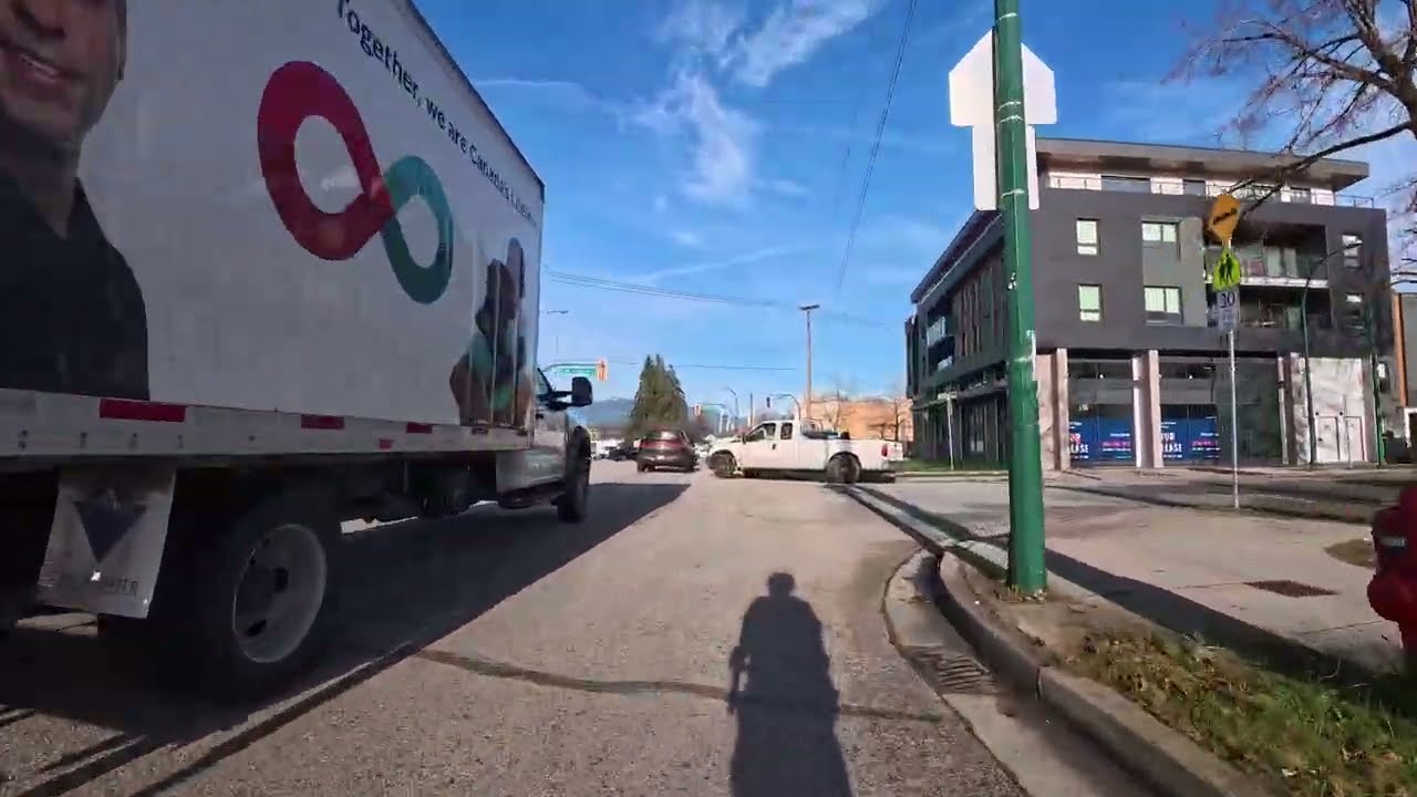 Sunny winter bike ride in Vancouver BC pt 1