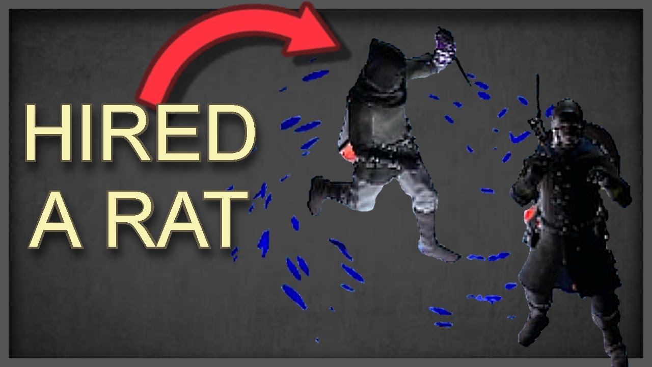 This bard cucked my wyvern, so I hired a RAT ROGUE to kill him!