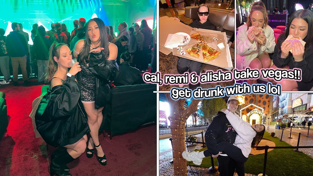 WHAT WE ATE ON VACATION!! Cal, Remi & Alisha Take Vegas!!