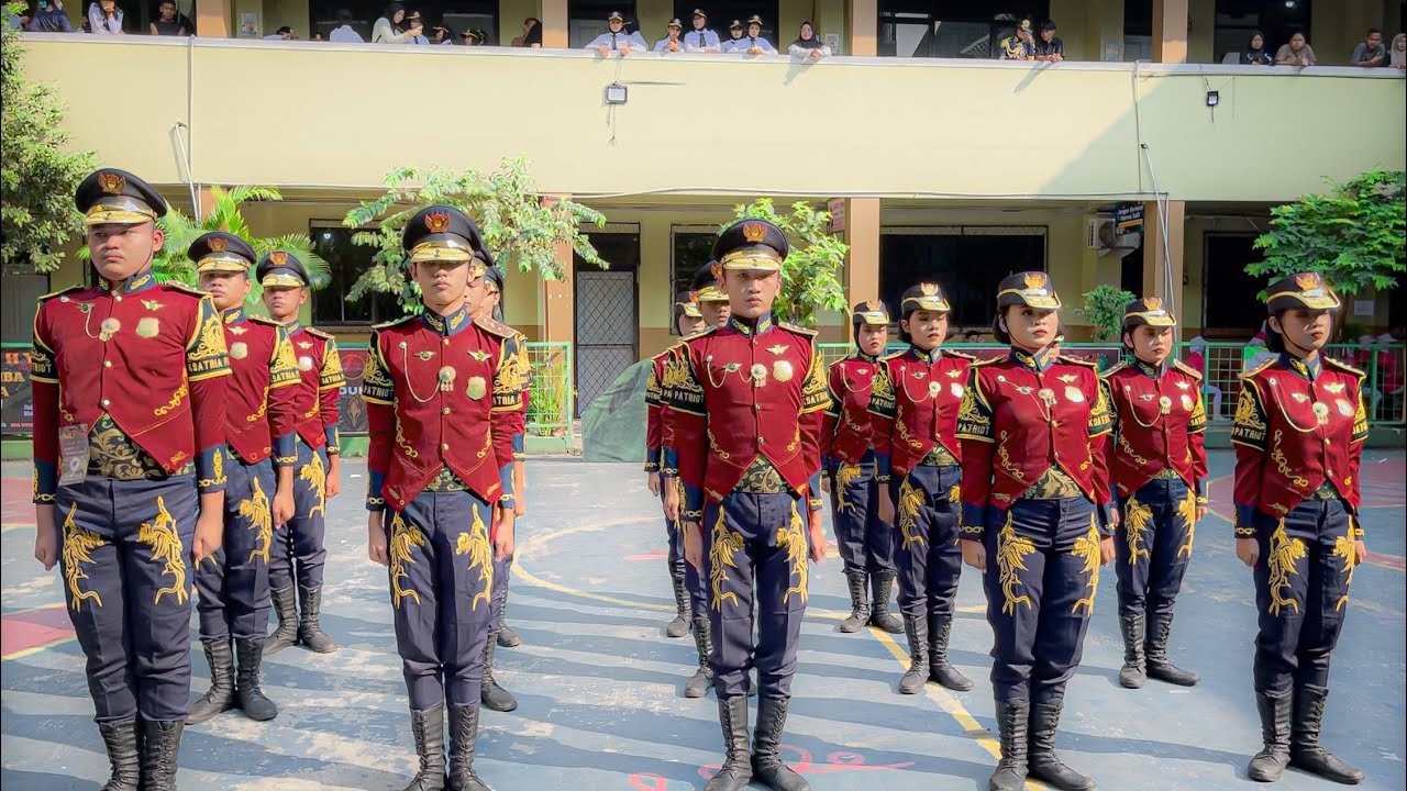 MERINDING! PASKIBRA SMKN 3 KOTA BEKASI LKBB KOBAR RAPI VIII WIDYA NUSANTARA