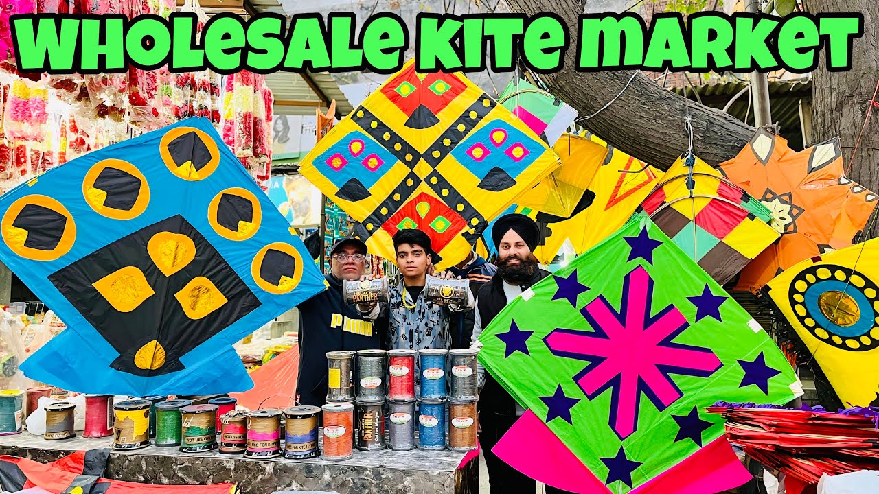 ਸਬ ਤੋ ਸਸਤਿਆ ਗੁਡੀਆਂ🤩| Wholesale kite market | Suraj Pawan Kite Store🪁