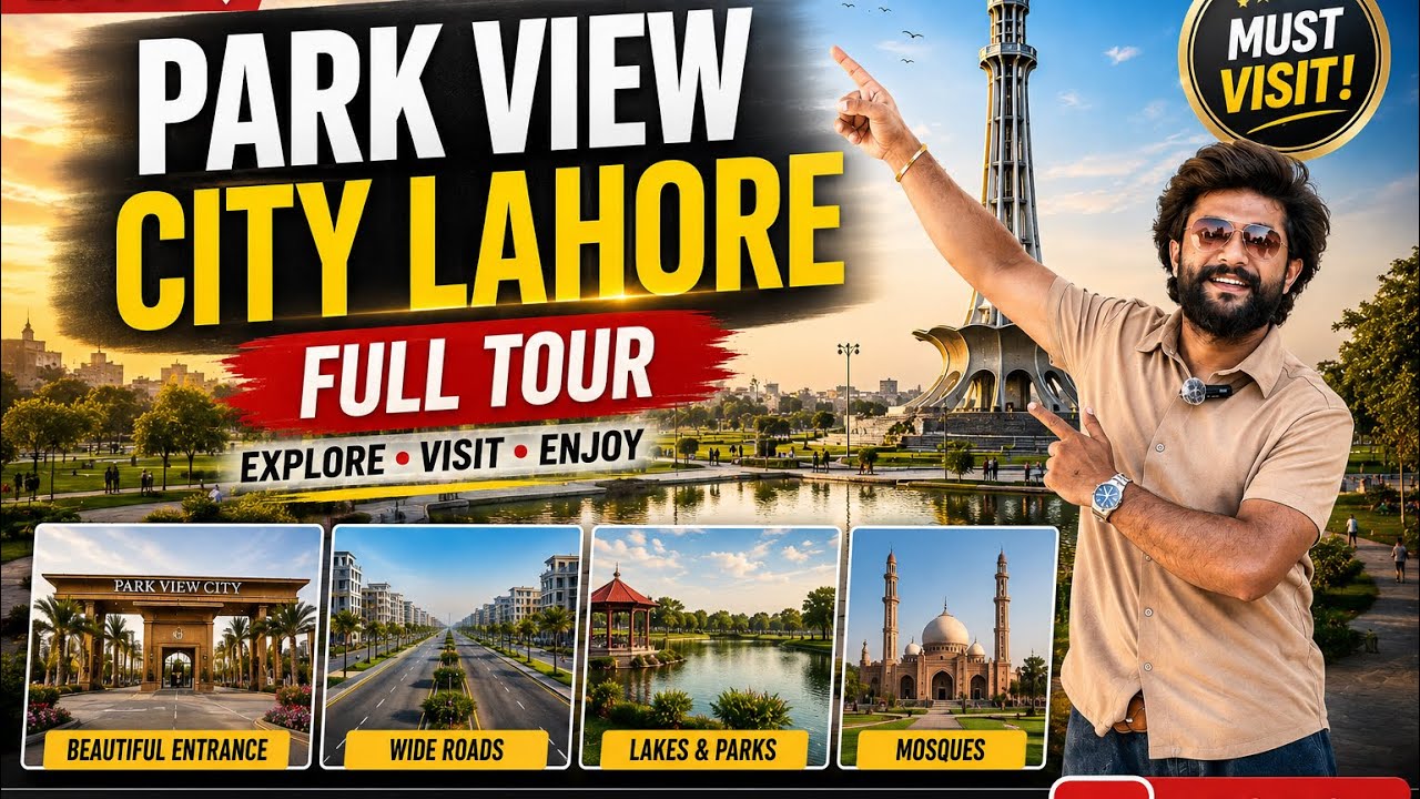 Park view city Lahore full tour | park view city lahore visit | park view city 
