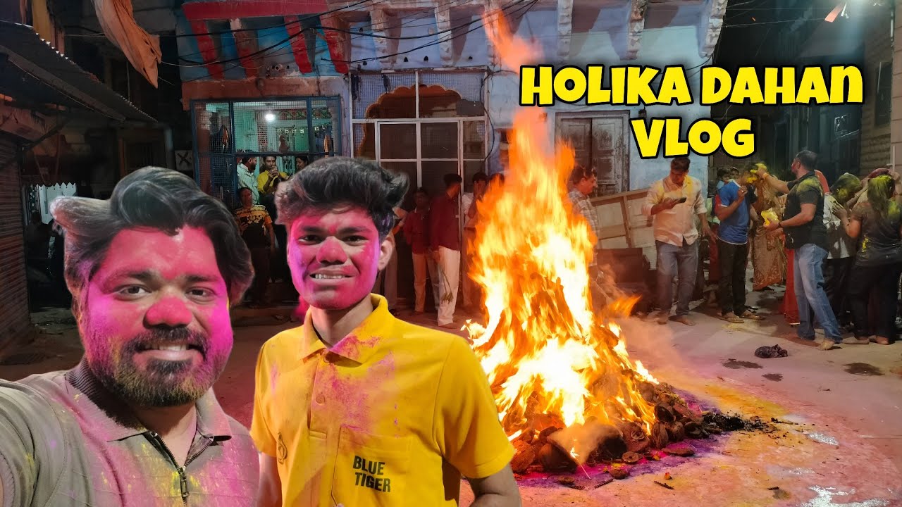 Holika Dahan Vlog 2026 😊