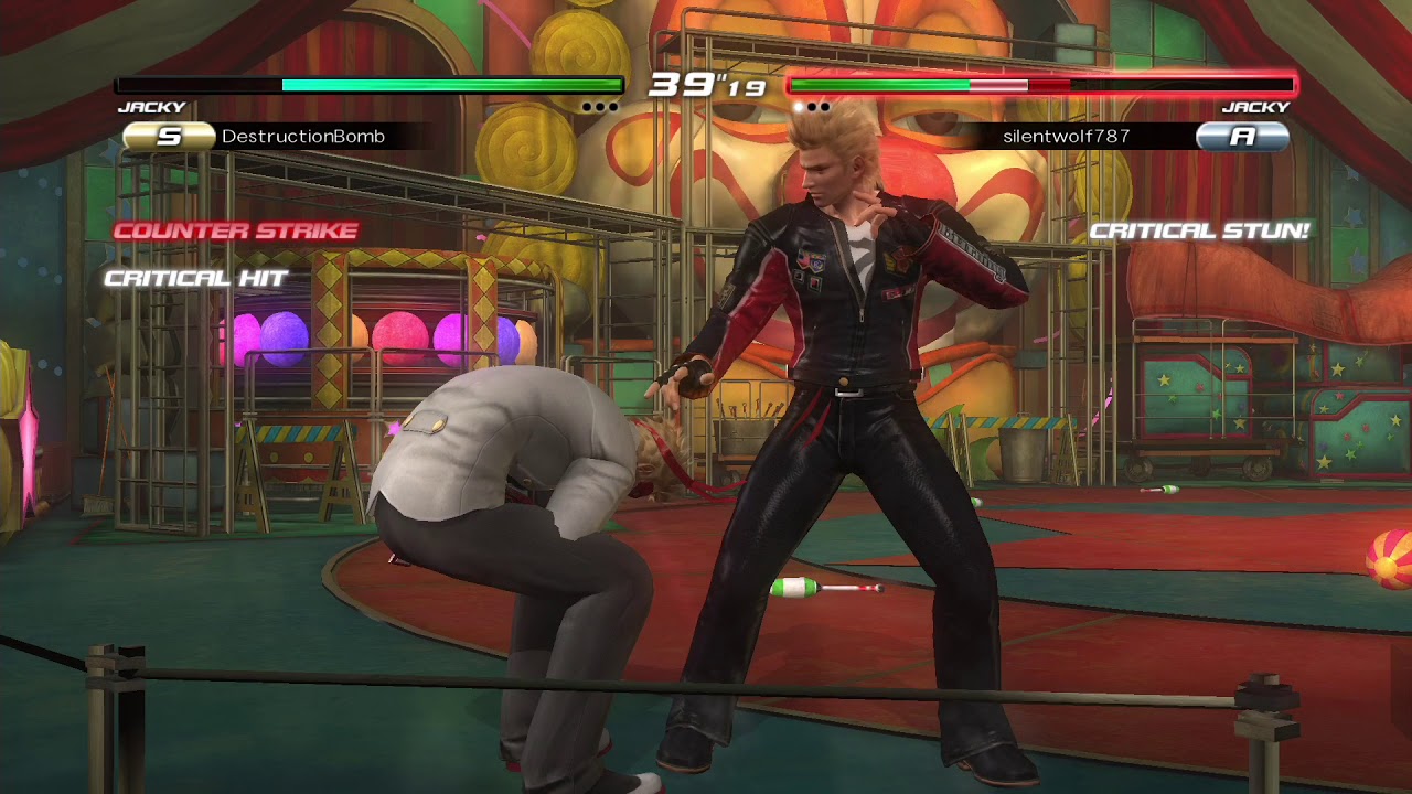 Dead or Alive 5 Last Round - Jacky (DestructionBomb) vs Jacky
