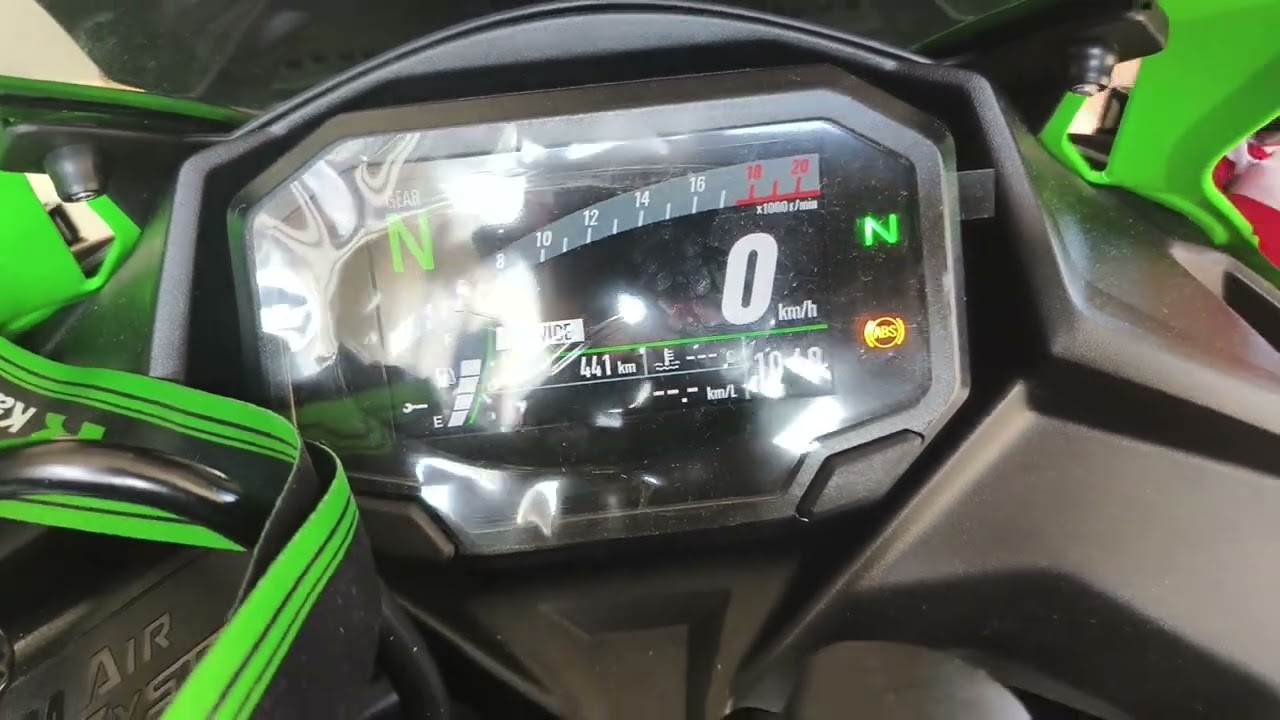 Percobaan di siang hari tes spedometer kawasaki motor kawasaki ninja zx25rr versi annive 40 tahun #2