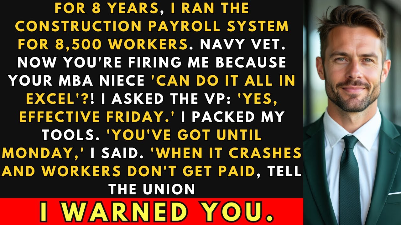 I Was Fired For An MBA's Excel System &ndash; Construction Payroll Revenge Story