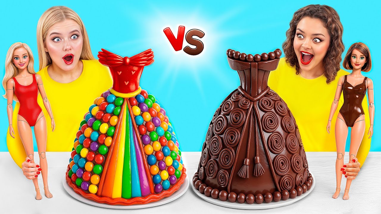 Укрась Торт с Куклой Челлендж | Смешные Ситуации с Едой от Multi DO Girls
