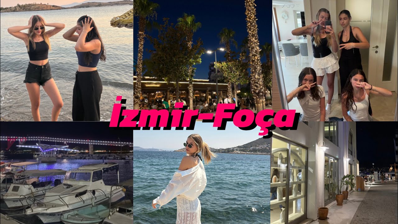 İzmir-Foça vlog🏝️🌞🤍