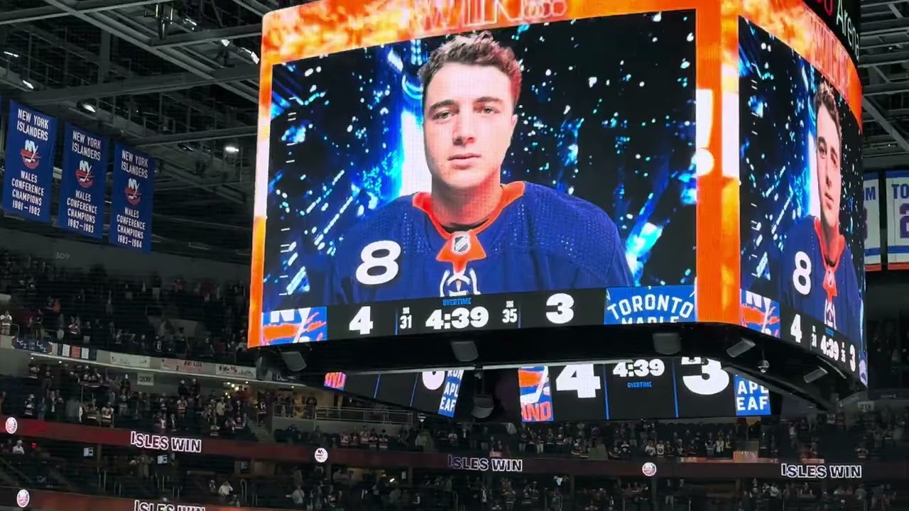 New York Islanders overtime goal horn at UBS Arena