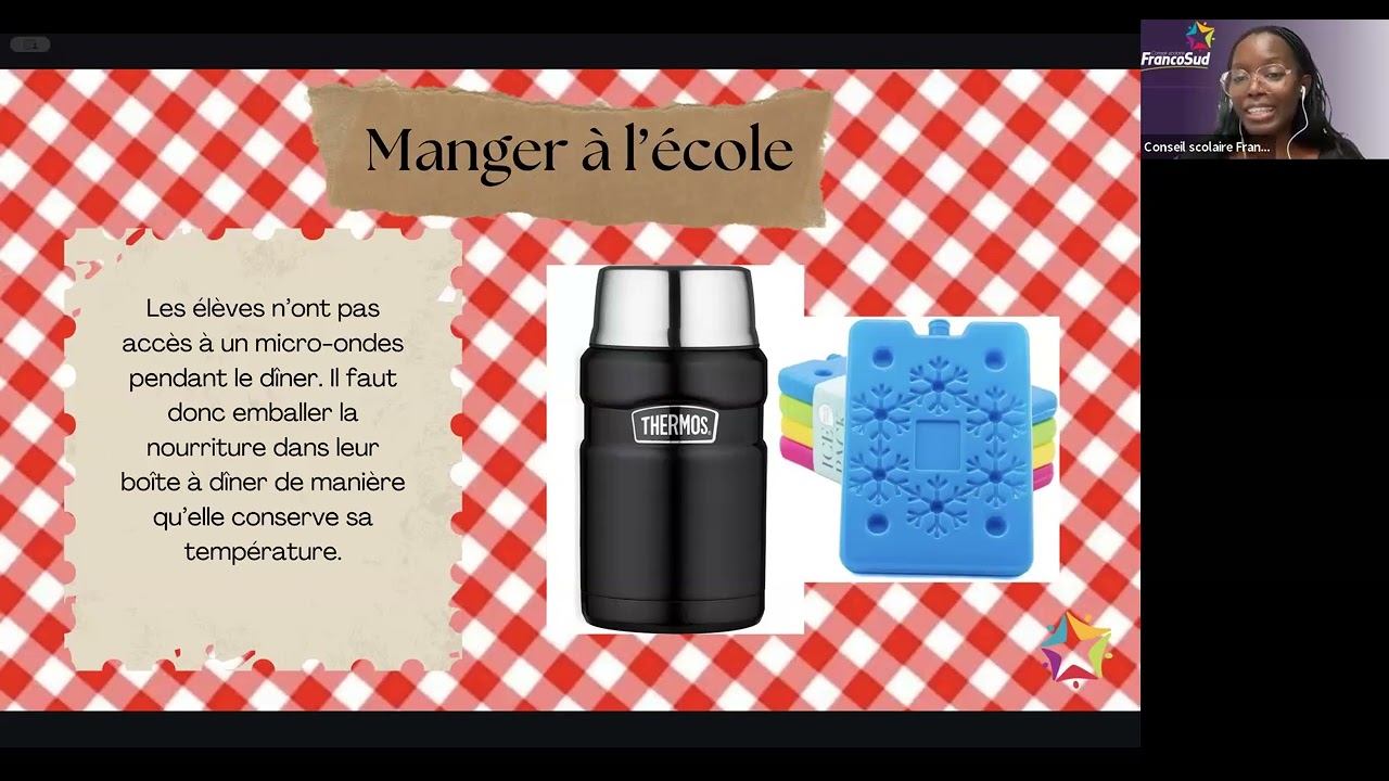 La boîte à dîner Programme TÉÉ