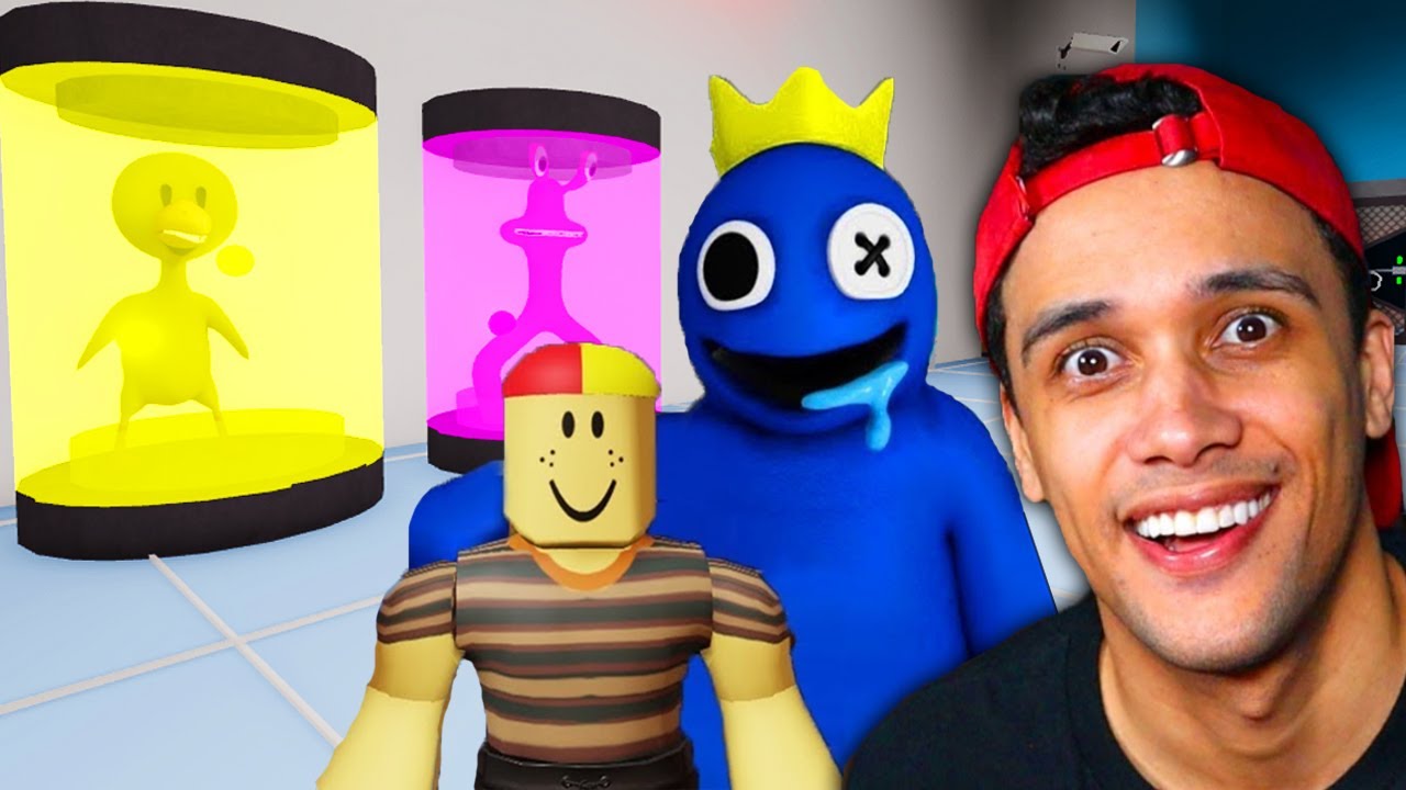 🔨 [ATUALIZEI] O JOGO QUE CRIEI DO RAINBOW FRIENDS NO ROBLOX! ( FAN GAME ) - Roblox Studio